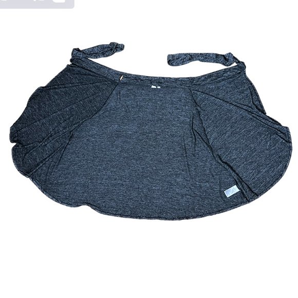 GAP Soft Charcoal Gray Cape Wrap w/Sash Neck Closure, Size S - Picture 9 of 10